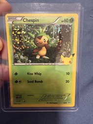 Pokemon 卡牌 Chespin 閃卡
