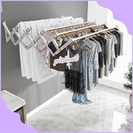 Fg-7 ed-7 EVY-510 SUS 304 Wall-Mounted Folding Clothesline / Retractable Folding stainless Steel Wal