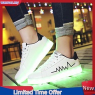 AIME Men/Women students ghost dance luminous shoes USB rechargeable led light sneaker Women's Shoes