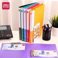 Deli Document File Clip 33478, Plastic cover with 2 clips (Document File File File File File File Cl