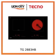 Tecno TG 2883HB 73cm 2 Zone Built-in Induction Ceramic Hybrid Hob