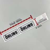 สติ๊กเกอร์ติดโช๊ค OHLINS สติ๊กเกอร์ติดโช๊คแบบใส