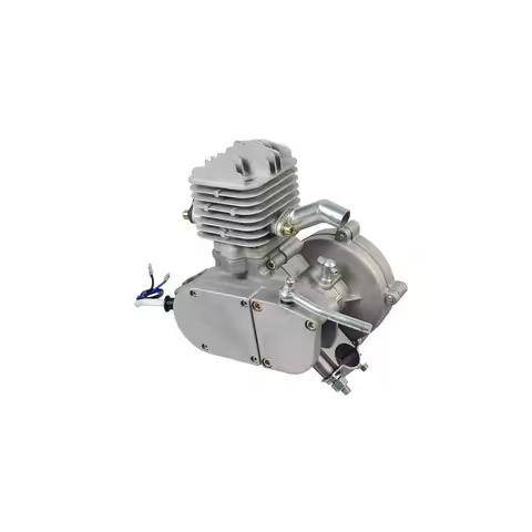 80cc Silver Engine For 80cc Bicycle Motorcycle 2 Stroke Engine Kit