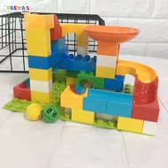 FR-M38 Mainan Susun Balok Kelereng Isi 50 / 56PCS Mainan Anak Block / Blok Susun / Bricks Marble Run