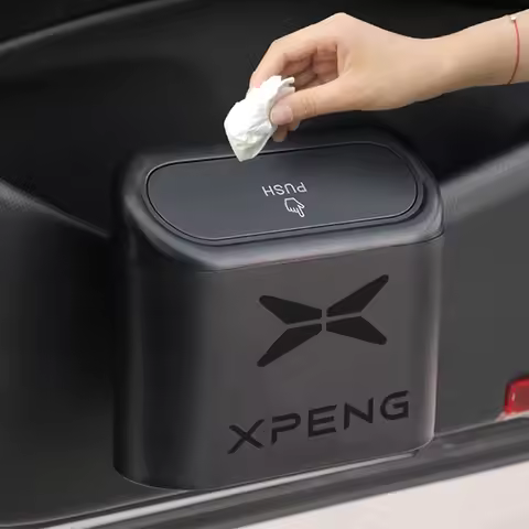 For Xpeng G9 G6 G3 P7 P5 X9 Multifunctional Car Flip cover Trash Can Car Interior Decoration ABS Mod