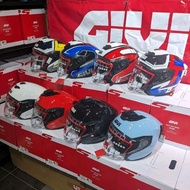 Original Helmet Givi 37.0 M37.0 Grande model double visor with intercom pocket hole