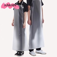 KAIKXIN Kitchen Apron, Thickened Oil Resistant Cafeteria Apron, Durable Waterproof Translucent Light