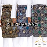 ♦SAMPIN SONGKET PLUS SAIZ  XL  2XL  3XL  4XL  HITAM GOLD  SILVER   SAMPIN SONGKET TENUN  SAMPIN NIKA