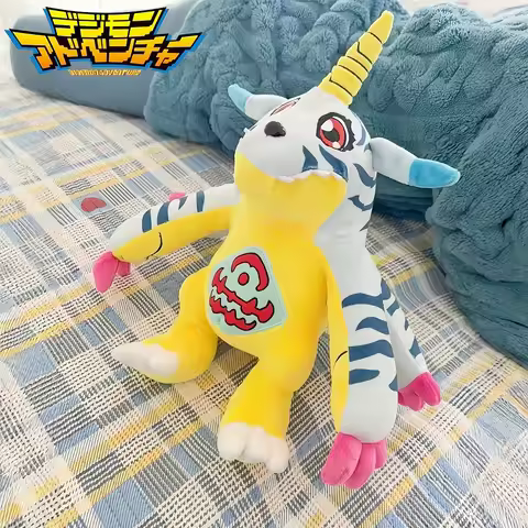 30cm Digimon Adventure Plush dolls Agumon Gabumon Piyomon Gomamon Patamon Tailmon Bag Charms Birthda
