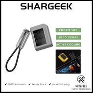 SHARGE Disk M.2 NVMe 2230 SSD Enclosure w 11000Rpm Cooling Fan 10Gbps Transfer 6.56ft Drop-Proof (SS