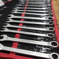 Euro King Tools  ประแจแหวนข้าง -ปากตาย 14 ตัวชุด เบอร์ 8-24 มม. แท้ 100%