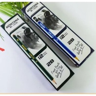 HIJAU (12pcs) 2B Pencil 2B Pencil/ Greenbiru