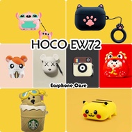 【Future star】For HOCO EW72 Case Casing Soft Silicone Earphone Case Cartoon Cute Styling