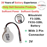 WIth 4 pin connector Maxell CR2450HR-R for Mitsubishi F3-32BL FX3U-32BL CR2450HR-flex FX3U-32BL FX3U