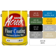 Davies 4LTR Acreex Rubberized Floor Paint Floor Coating