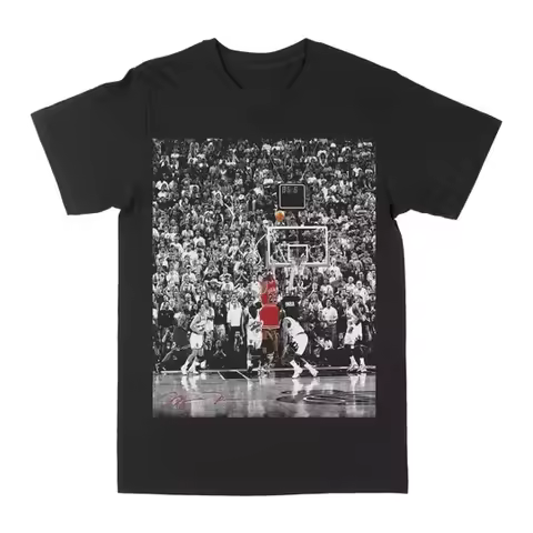 2025 Michael Jordan Signature Moment Trend Graphic Printing Summer Luxury Brand Cotton Men's and Wom