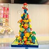 New Donat Tower / Birthday Cake Mario Bross / Kue Ultah Murah High