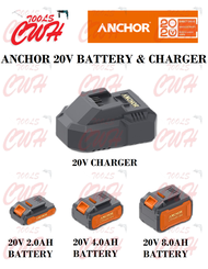 ANCHOR 20V BATTERY PACK CHARGER CORDLESS TOOL ROTARY HAMMER DRILL DRIVER ANGLE GRINDER CIRCULAR SAW