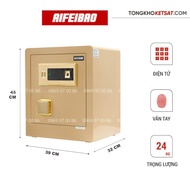 Aifeibao 45-BL Imported Smart Safe 24KG Luxurious Yellow Electronic Fingerprint (Free Delivery)