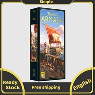 7 Wonders: Fleet Development Agency strategy board game English edition