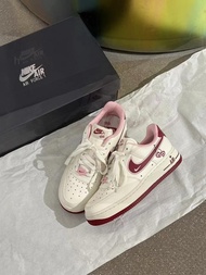🍑支援消費券｜Nike Air Force 1 Low 07 LX 情人節限定 女款 白粉紅