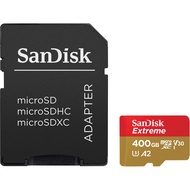 SanDisk 400GB Extreme microSDXC UHS-I Memory Card with Adapter - Up to 160MB/s, C10, U3, V30, 4K, A2