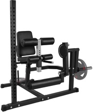 Signature Fitness Leg Extension and Curl Machine, Adjustable Plate Loaded Lower Body Special Leg Mac