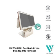 MC 996 All in One Dual-Screen Intel I3 Desktop POS Terminal
