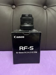 完美無瑕 Canon RF-S RF RFS 10-18 10-18mm STM 
