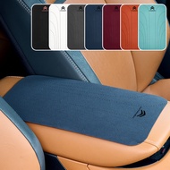 1pcs Suede Car Armrest Anti-Slip Mat Car Armrest Cushion 4-seasons Universal for Citroen C1 3 6 BX C