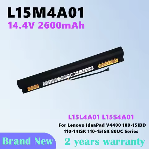L15L4A01 Laptop Battery for Lenovo IdeaPad 300-15IBR V4400 B50-50 B71-80 100-14IBD 100-15IBD L15M4A0