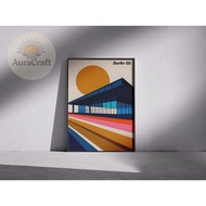 Bo Lundberg Berlin 68 Minimalist Poster Frame Wall Decoration Room Decoration Frameblock