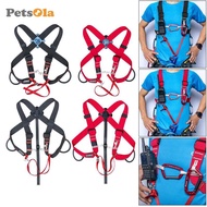 [PETSOLA] Upper Body Climbing Safety Harness Ascending Protection Fixed Belt Canyoning