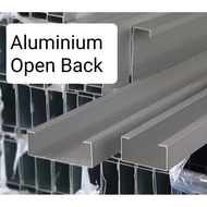 Aluminium Open Back [NA / MB / WHITE] 2ft / 4ft / 6ft Aluminium Hollow Bar Open Back DIY Home Improv