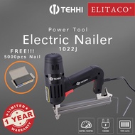 【ELITACO】Tehhi Electric Nailer Tacker Nail Gun F30 422J 1022J Stapler 1800w Woodworking Furniture Wo