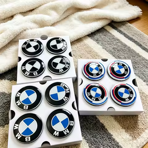 4Pcs 56/68mm BMW Floating Wheel Center Hub Caps Fit E46 X1 X2 X3 X4 X5 X6 G07 G86 G80 E84 F48 G01 G1