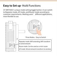 COMFAST WiFi Booster 1200Mbps WiFi Range Extender 2.4GHz/5.8GHz Wireless WiFi Repeater with External Antennas, Router/Re