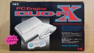 自有小寶物，PCE PC-ENGINE DUO-RX 遊戲主機 完全全新未過電未通電主機 盒書完整品 日版日規機全新品