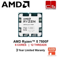 AMD Ryzen 5 7500F/7500X3D CPU Processor Boost Clock(Tray Unit)