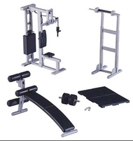 👉 24-7-2024年 貨品更新👈
全新Bandai出品: 1/12 💪健身器材💪扭蛋食玩，1套全4種，全新未拆袋.齊蛋紙，特價$76，平均1款都係$19，不散出，不議價，大量.盲盒.Figure.