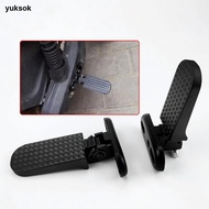 yuksok Bike Rear Pedals Bicycle Foot Pegs for BMX Electric Bicycles Motorcycle