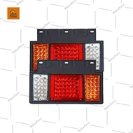 ไฟท้ายรถบรรทุก 12V และ 24V โครงเหล็ก LED ไฟท้ายสามตอน ไฟท้ายรถบรรทุกและทั่วไป  (Triblock)