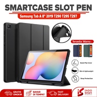 Galaxy Tab A8 2019 Case | Samsung Tab A 8 2019 | T295 T290 SmartCase Stylus Pen Slot Flip Book Cover