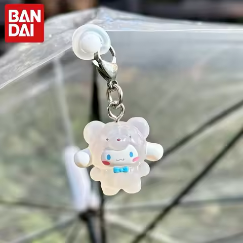 Bandai Gashapon Sanrio Characters Bear Shape Pendant Keychain Cinnamoroll Hello Kitty Pompompurin My