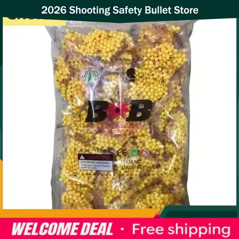 2029 2027 For 1000 Rounds Paintball 6mm Yellow BBs Bullets 0.11g 0.25g Strike Ball Tactical Air Gun 