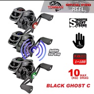 Mesin Pancing BC Tomman Black Ghost C Baitcasting Casting Fishing Reel Mesin Pancing (Max Drag 10kg)