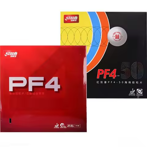 DHS PF4 Table Tennis Rubber Pips-In Original DHS PF4 -50 Ping Pong Sponge