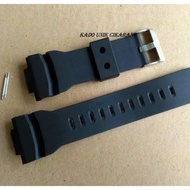 HITAM Casio G-SHOCK GA-200 GA200 GA 200 WATCH STRAP FREE 2 PENS BLACK