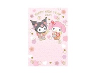 Sanrio - My Melody x Kuromi 日版 2023 賀年卡 新年卡 新年 賀年 明信片 賀年咭 新年咭 賀卡 賀咭 酷洛米 庫洛米 可羅米 (478707)