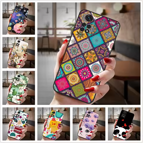For Redmi Note 12 Pro 4G 5G Case 3D Emboss Flower Relief Phone Cases for Redmi Note12 4G 5G Silicone